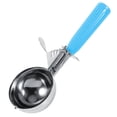 thumbnail image 2 of Shoplice Cuillère à crème glacée Pratique en Acier Inoxydable avec cuillère à crème glacée aux Fruits avec poignée en Plastique Outil de Cuisine Chaud(5.7CM), 2 of 4