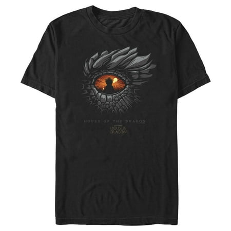 Men s Game of Thrones: House of the Dragon Eye of the Dragon Graphic Tee Black Small