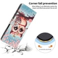 thumbnail image 4 of Leather For Motorola Moto G 5G (2025) / Moto G 5G (2026) 6.7-inch Wallet Case Crystal Material  Owl&Butterflys&Flowers, With Card Holder,Wristband,Magnetic Clasp Kickstand Folio Cover,Color-1, 4 of 7
