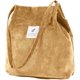 thumbnail image 1 of Bolso tote de pana Tchh-Dayup para mujer y niña, bolso de hombro de lona, 1 of 5