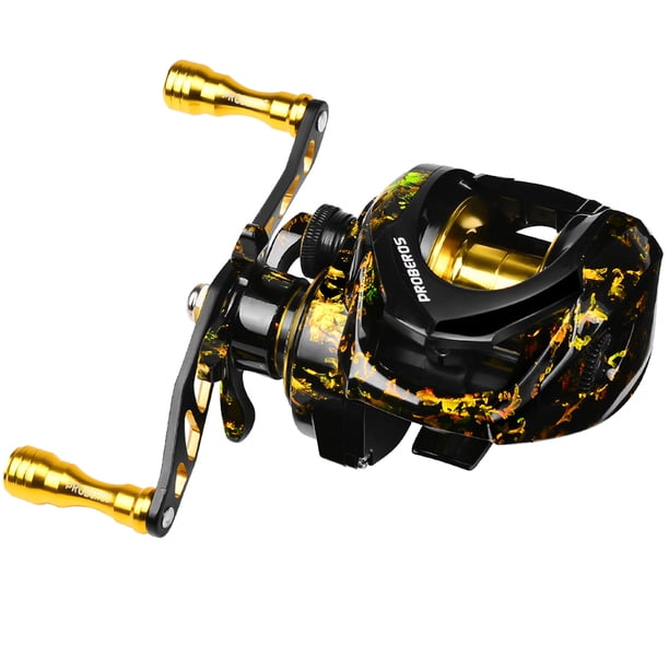 Carrete Gota Metal 3 + 1BB Carrete Pesca Con Señuelo Carrete Pesca 7 2: 1 Carrete Pesca Mar Equipo Pesca Al Por Mayor (mano Derecha)