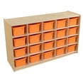 thumbnail image 2 of Wood Designs 20 Compartment Cubby with Trays, 2 of 3