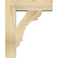 thumbnail image 3 of Ekena Millwork 4"W x 18"D x 22"H Olympic Block Rough Sawn Bracket, Douglas Fir, 3 of 25