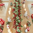 thumbnail image 4 of Christmas Vine Decorations Simulated Christmas Leaves Red Fruit Vines Simulated Green Plants Berries Vines Decorations, 4 of 6