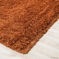 thumbnail image 3 of Allstar Orange Solid Thick Modern Shaggy Area Rug (7' x 10' 2"), 3 of 5