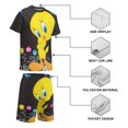 thumbnail image 3 of Kids Looney Tunes Tweety Athletic T-Shirt And Mesh Shorts Outfit Set Mesh Clothing Set for Boys, 3 of 7