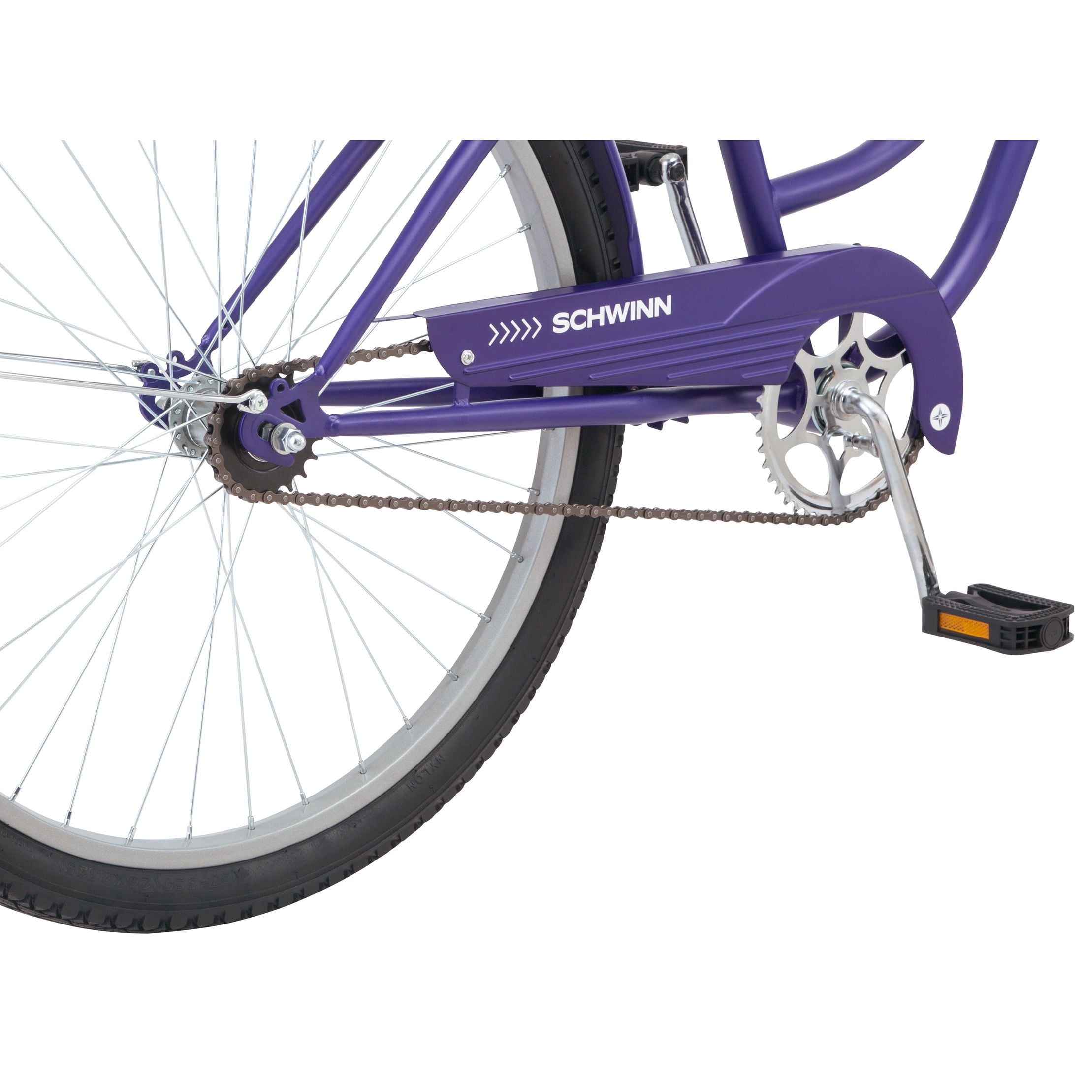 Schwinn Legacy Cruiser Bike, 26 - Inch Wheel, Single Speed, Purple