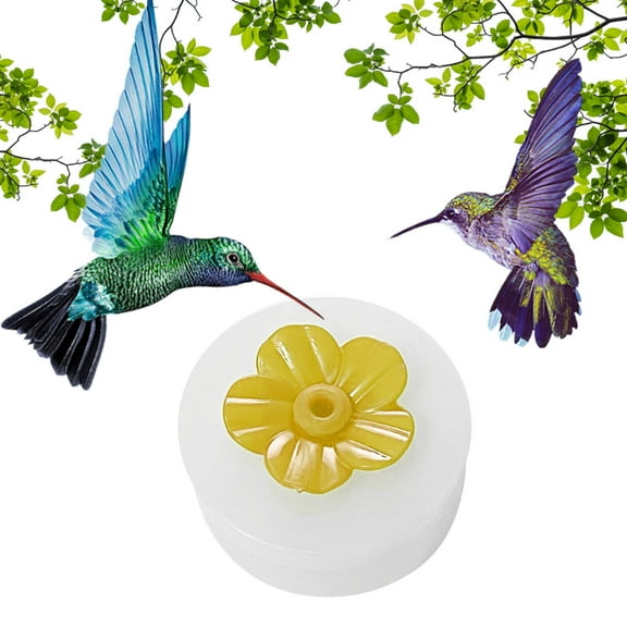 LACKUST Bird Feeders Outdoor Clearance,DIY Mini Hanging Hummingbird Feeder for Outdoor Use,Yellow