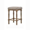thumbnail image 1 of ACME Furniture Farsiris Rubberwood Counter Height Bar Stool, Weathered Oak, 1 of 3