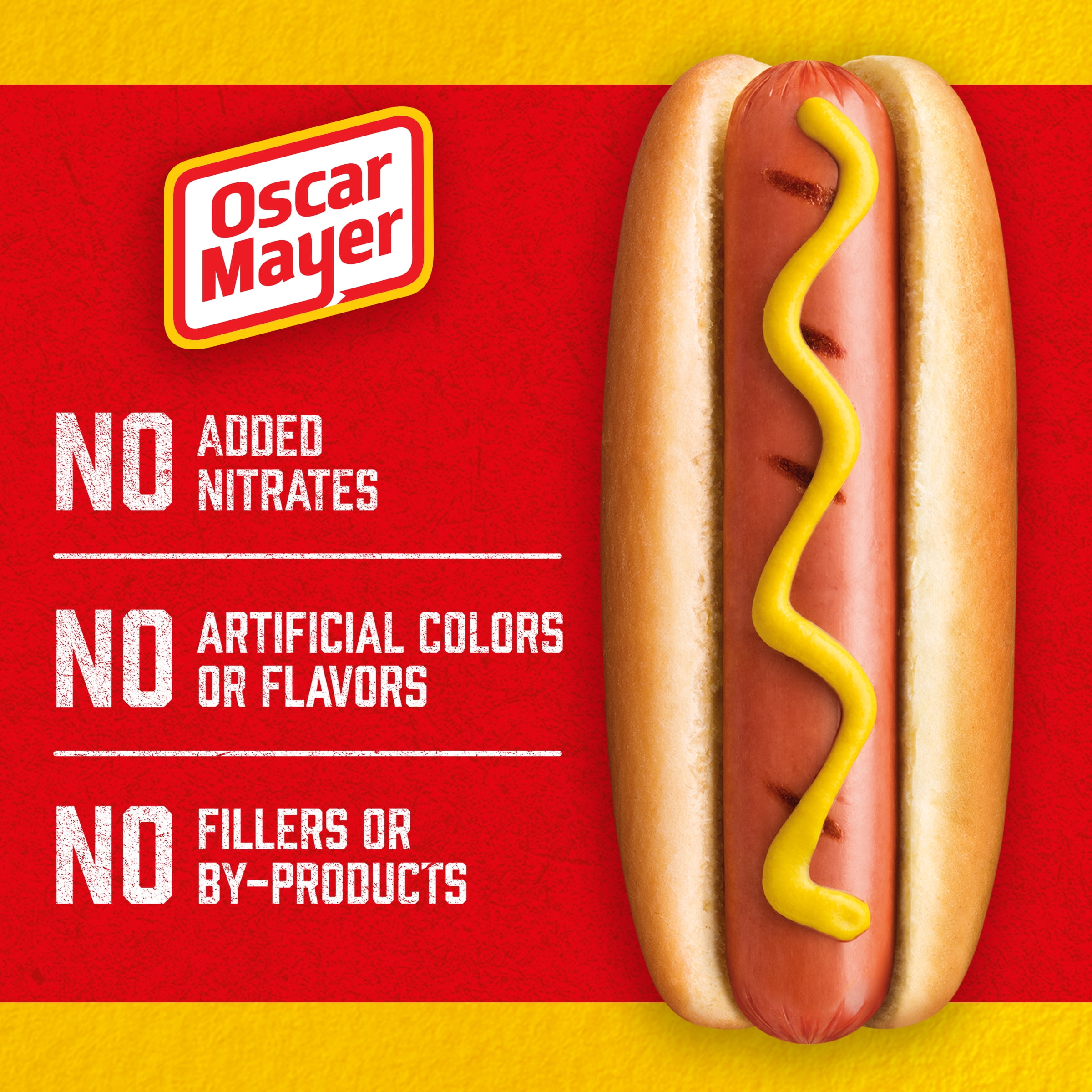 Oscar Mayer Classic Beef Uncured Franks Hot Dogs 10 Ct Pack Walmart Com Walmart Com