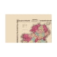 thumbnail image 5 of Historic Map - Ireland Scotland - Johnson 1860 - 23 x 37.38 - Vintage Wall Art, 5 of 5