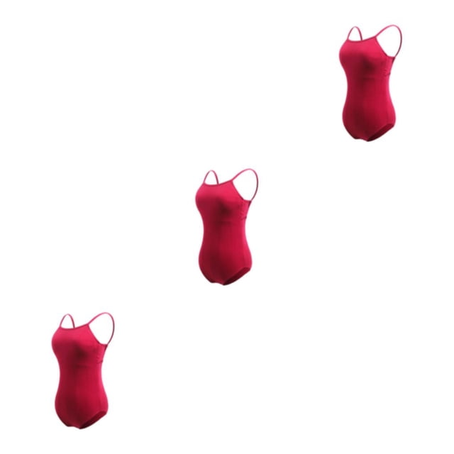 Traje de baile Sonducket Leotardo de ballet Vino Rojo S M L XL XXL