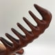 thumbnail image 4 of 3X Peine para Desenredar - Peine de Madera de Dientes Anchos para Cabello Rizado - Sin Peine de SáNdalo de Madera Natural EstáTico, 4 of 5