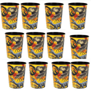 Jurassic World 3 Plastic Stadium Cup, 16oz (12 Pack) Reusable Party Cup - Perfect Kids Party Favors