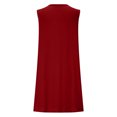 thumbnail image 6 of Hvot&aat Women's Soft Comfy Lace Nightdress V-Neck Sleeveless Knee-Length Tank Nightgowns Loose Solid Color Dress, 6 of 7