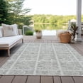 thumbnail image 6 of Addison Rugs Chantille Indoor/Outdoor Transitional Medallions Taupe Washable Rectangle Rug, 9' x 12', 6 of 6