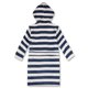 thumbnail image 2 of Sanetta Albornoz para Niños - Traje de Baño, Algodón, Capucha, Bolsillo, Rayas Azul/Blanco 164, 2 of 2