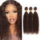 thumbnail image 1 of Hair Bundles WuvusNM, marrón oscuro, rizado, 40-50 cm, 300 g, 1 of 6