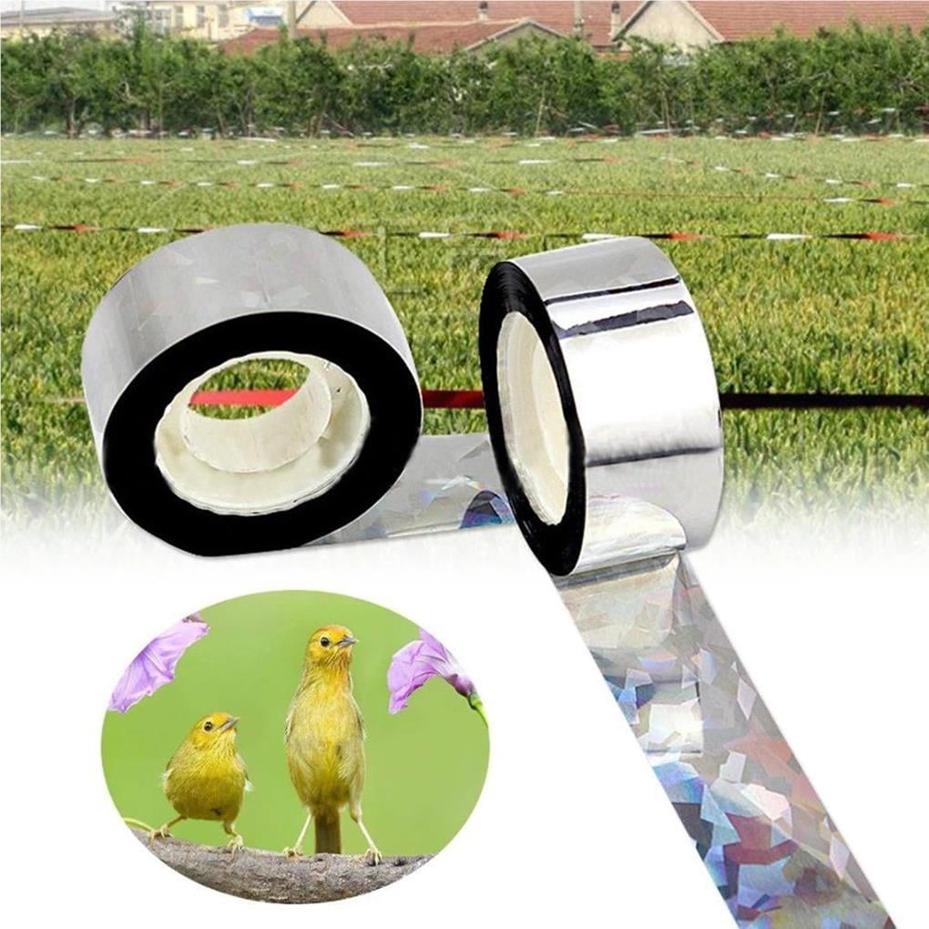 Thinsont Reflective Bird Tape Flashing Bird Ribbon Practical Bird Scare