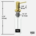 thumbnail image 6 of Vigo Vgsd004 Braddock Deck Mounted Soap Dispenser - Matte Brushed Gold, 6 of 8