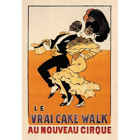 Le Vrai Cake Walk au Nouveau Cirque Fine art canvas print (20" x 30")
