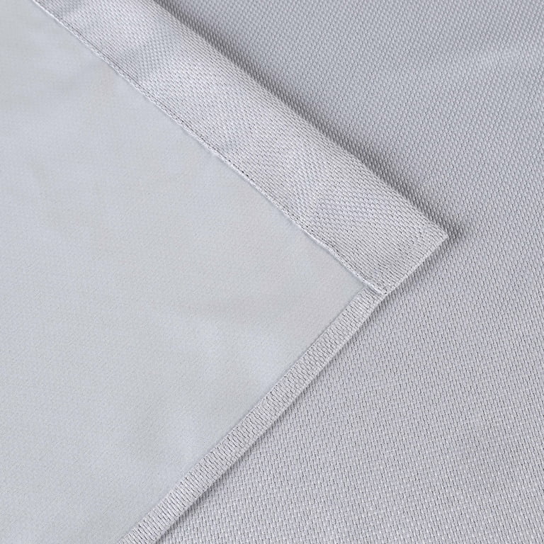 Superior Jaxon Blackout Curtains 42"W x 108"L Platinum photo 5