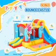 thumbnail image 3 of Bounce Castle Inflatable Trampoline Slide Pool Rocket Design 11.14' x 9.18' x 6.06', 3 of 7