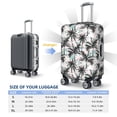 thumbnail image 4 of Hirioo Hawaii Palms for Travel Luggage Cover Suitcase Protector Fits 18-32 Inch Luggage Wheel Covers Anti-scratch Suitcase Cover (No luggage included)-Medium, 4 of 7