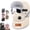 Beige, variant on Unisex Outdoor Biking Hat with Goggles,5-in-1 Fleece Hat Neck Warmer | Winter Wind Resistant Thermal Thick Lining and Padding with Face and Ear Coverage for Chilly Outdoor Activities