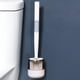 thumbnail image 5 of Cepillo de y soporte Cabezal de cepillo de silicona para de inodoro a blanco BLESIY Cepillo de baño, 5 of 7