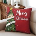 thumbnail image 4 of Merry Christmas Tree Winter Snowfalke Throw Pillow Case Beautiful Throw Pillow Case Set of 2 Vintage Throw Cushion Case for Couch Sofa Bed Farmhouse, 4 of 7