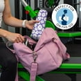 thumbnail image 5 of Purple Daisy Flower Pattern Hot Yoga Mat Towel Non Slip for Hot Yoga - Quick-Drying Yoga Mat Cover with 4 Corner Pockets with Travel Bag - Hot Yoga Towel Non Slip Grip Moisture Wicking Sweat 70"x26", 5 of 6