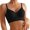 Black, variant on Razzly Women's Front Closure Floral Lace Bra Comfortable Support Underwire T Shirt Bralette Soft Wireless Everyday Wear Bras for Women,Bra Comfortable Bralettes for Women womens tops bras(Black,36)