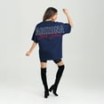 thumbnail image 4 of Women's Gameday Couture Navy Arizona Wildcats Oversized Back at Ya T-Shirt, 4 of 5
