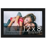 10x10 Inch Picture Frame - Solid Wood With UV Acrylic, Backing & Hanging Hardware