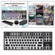 thumbnail image 4 of Kit de teclado mecánico DIY de 87 teclas intercambiables en caliente de perfil bajo para computadora portátil Negro, 4 of 9