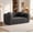 Charcoal Black, variant on Meeyar Loveseat Sofa, 65 2 Seater Deep Seat Couch with 2 Pillows, for Living Room Apartment Office Bedroom, Beige
