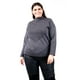 thumbnail image 1 of Sueter de rayas Roman Fashion /Tallas Extras, 6598 (Gris /negro) gris 38, 1 of 6