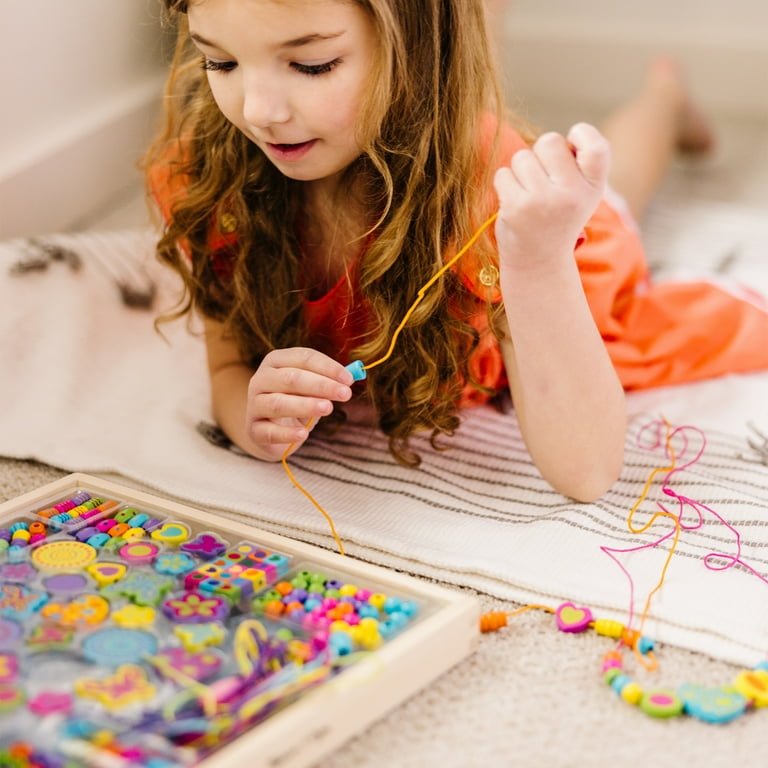 Melissa and doug sales wooden bead set