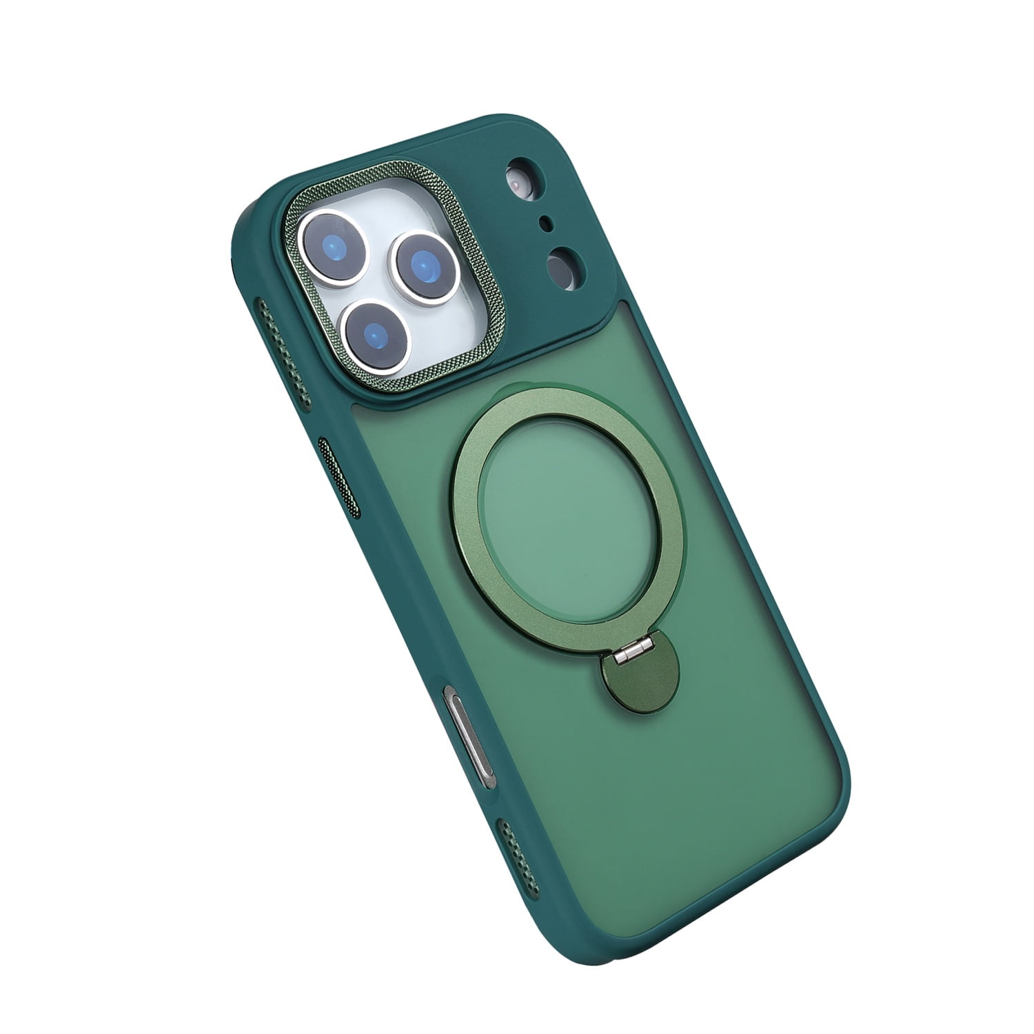 iPhone 17 Pro Case with Rotating Stand & MagSafe - Green