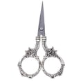 thumbnail image 2 of Vintage Flower Scissors, DIY Embroidery Cross Stitch Craft Sewing Accessories Antique CollectionSilverVintage European Style Needlework Tool Retro CollectionSilver, 2 of 7