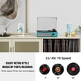 thumbnail image 4 of Tocadiscos cotsoco Sea Blue con Bluetooth y 2 altavoces, 4 of 7