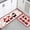 ZC 40x60cm+40x120cm, variant on 2 Pack Christmas Bath Mat Set â Red Non- Plush Bathroom Rug Set, Absorbent & Machine Washable High-Pile Mats for Toilet, Kitchen, Entryway, Fall Holiday Decor 16x24 & 32x20 Inch