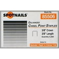 thumbnail image 4 of Spot Nails 85506 3/8-Inch Crown Staples 5000 Per Box, 3/8-Inch, 4 of 4