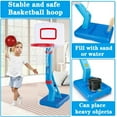 thumbnail image 3 of Panier de Basketball pour Tout-Petits Hauteur Réglable Panier de Basketball pour Enfants pour Jeu Intérieur Extérieur But de Basketball Portable Piscine pour Piscine Basketball, 3 of 6