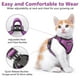 thumbnail image 3 of Set de arnés y correa para gatos Dooradar Escape Proof Purple S, 3 of 9