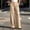 Khaki plus size wide leg trousers a1, variant on Cagogo Women Plus Size Wide Leg High Waisted Trousers with Pockets Elegant Streetwear Loose Long Palazzo Pants Casual Travel Beach Lounge Clothes, Khaki 2XL