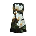 thumbnail image 5 of Womens 3D Floral Pattern Dress for Summer Casual Baggy Sleeveless Tank Dresses Outing Holiday Beach Sundress 2025, 5 of 5