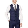 thumbnail image 3 of Adam Baker Mens V0177 Slim Fit 3-Piece Suit Set - Indigo - 42R, 3 of 7