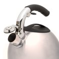 thumbnail image 2 of Primula Soft Grip 3 Qt. Stainless Steel Whistling Kettle, Brushed, 2 of 4